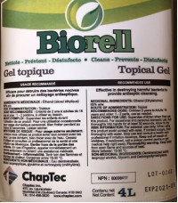 Gel désinfectant pour les mains